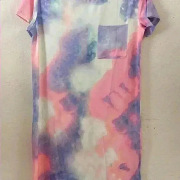 🆕Maxi Pastel’s Multicolor Tie Dye Trendy Knit Dress S🆕 - Picture 5 of 5